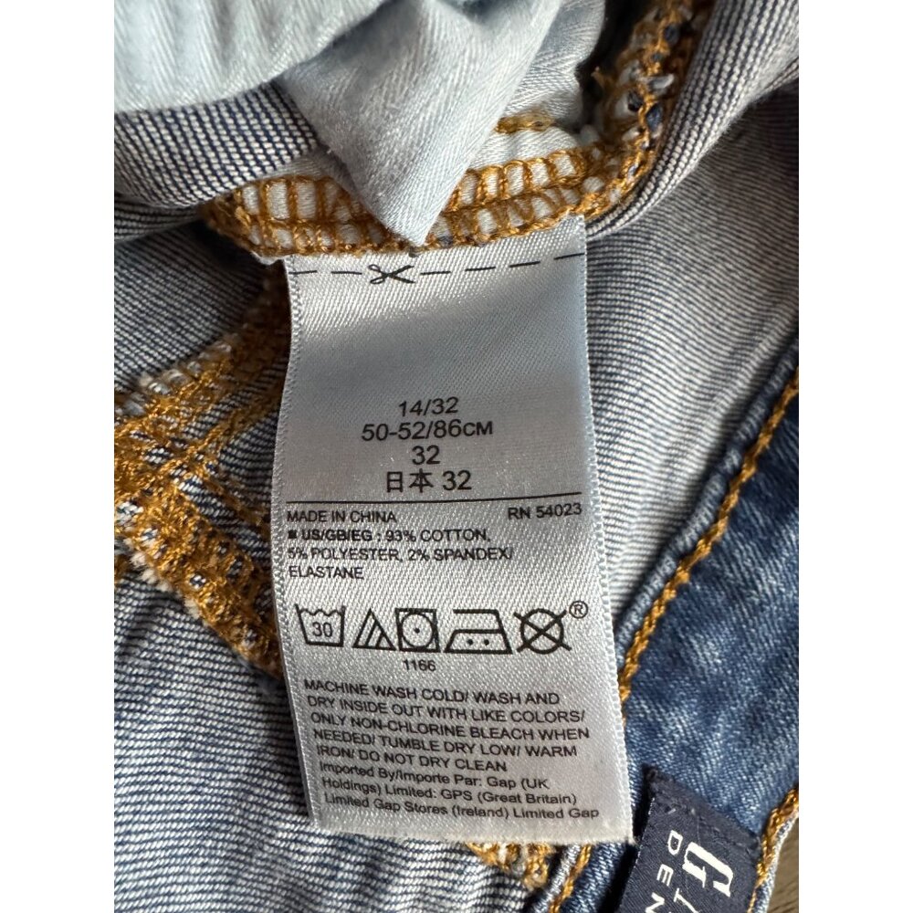 Gap Button Fly High Waist Distressed True Skinny Women's Jeans Size 14/ 32 - Picture 10 of 16